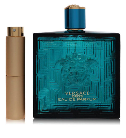 Versace Eros 0.27 oz Eau De parfume travel spray for men